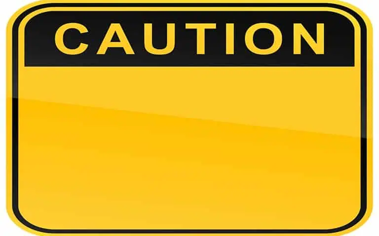 caution sign