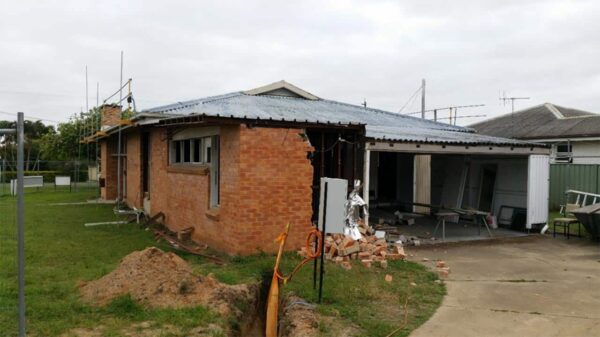 old house crumbling