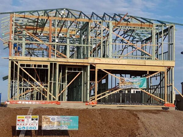 house construction in progress