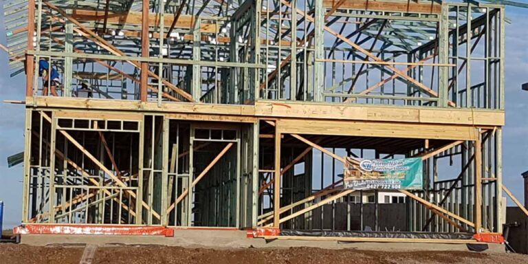 house construction in progress