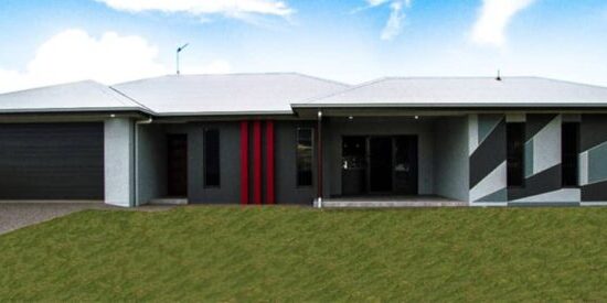 house facade with green grass